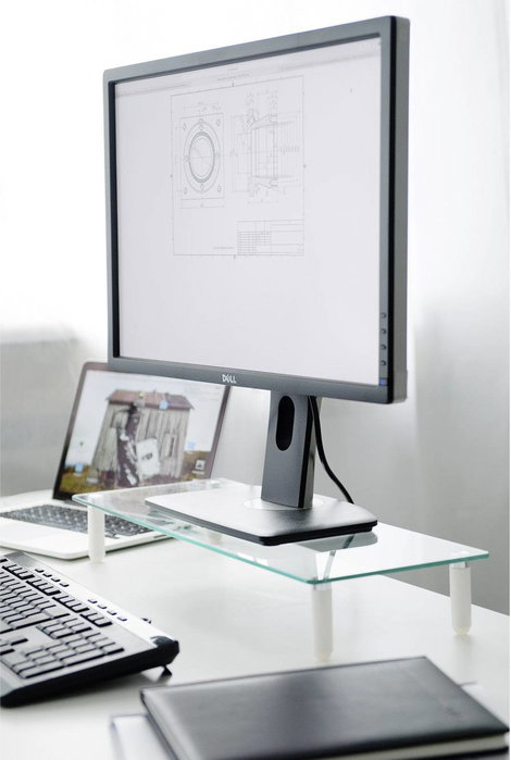 Digitus DA-90358 Monitor magasító Magasság tartomány: 8 - 8 cm Üveg 6. kép