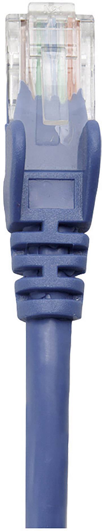 Intellinet 739832 RJ45 Hálózati kábel, patchkábel CAT 6 S/FTP 0.25 m Kék Fólia árnyékolás, Fonat árn 2. kép