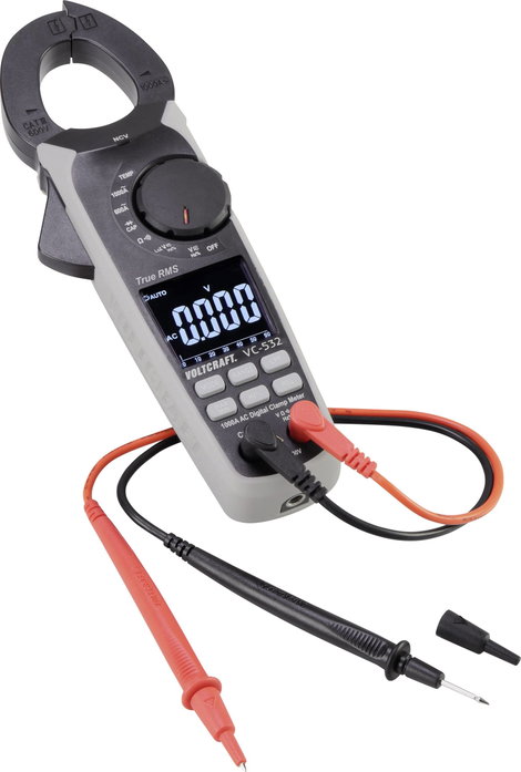 Digitális lakatfogó multiméter CAT II 600 V 6000 digit, Voltcraft VC-532 13. kép