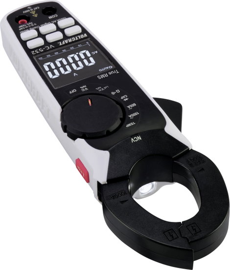 Digitális lakatfogó multiméter CAT II 600 V 6000 digit, Voltcraft VC-532 2. kép