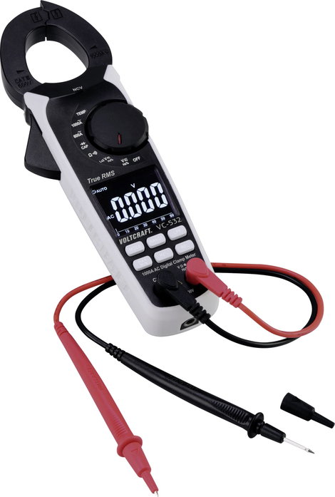 Digitális lakatfogó multiméter CAT II 600 V 6000 digit, Voltcraft VC-532 3. kép