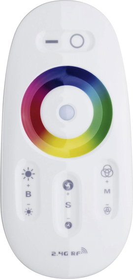 Paulmann 79797 YourLED RGBW kontroller 144 W (max) 24 V (max.) 24 V Műanyag (Sz x Ma x Mé) 110 x 20 
