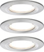 Fürdőszobai beépíthető lámpa 3 részes készlet LED LED 19.5 W IP44 Paulmann Nova Nemesacél (matt) bélyegkép