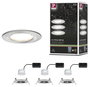 Fürdőszobai beépíthető lámpa 3 részes készlet LED LED 19.5 W IP44 Paulmann Nova Nemesacél (matt) 5. bélyegkép