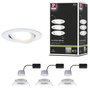 Fürdőszobai beépíthető lámpa 3 részes készlet LED LED 19.5 W IP44 Paulmann Nova Nemesacél (matt) 6. bélyegkép