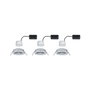 Beépíthető lámpa 3 részes készlet LED LED 19.5 W Paulmann 93452 Nova Króm (fényes) 3. bélyegkép