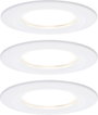 Fürdőszobai beépíthető lámpa 3 részes készlet LED LED 19.5 W IP44 Paulmann Nova Fehér (matt) bélyegkép
