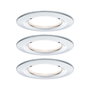 Fürdőszobai beépíthető lámpa 3 részes készlet LED LED 19.5 W IP44 Paulmann Nova Króm (fényes) bélyegkép