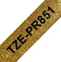 Feliratozó szalag Brother TZe-PR851 Szalagszín: Arany Szövegszín:Fekete 24 mm 8 m 2. bélyegkép