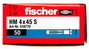 Fischer 4x45 S Üreges tipli 45 mm 8 mm 519770 50 db 4. bélyegkép