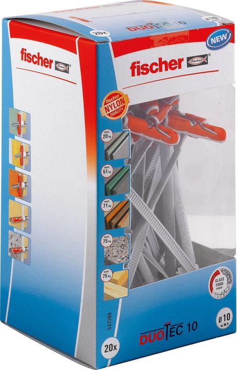 Fischer Kampós tipli 50 mm 10 mm 537260 20 db 6. kép