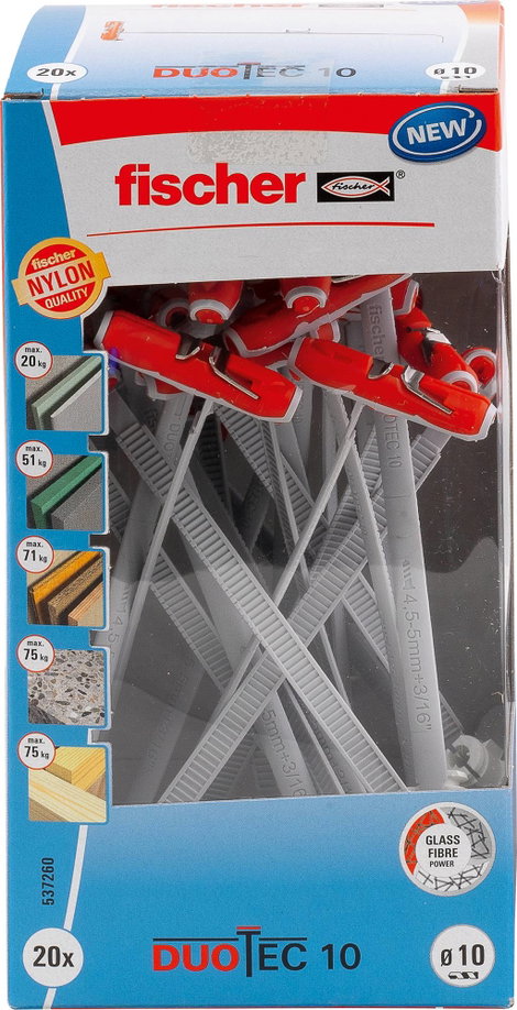 Fischer Kampós tipli 50 mm 10 mm 537260 20 db 8. kép