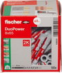 Fischer DUOPOWER 8x65 LD 2 komponensű tipli 65 mm 8 mm 538251 50 db 4. bélyegkép