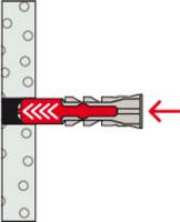 Fischer DUOPOWER 6x30 LD 2 komponensű tipli 30 mm 6 mm 535453 100 db 3. kép
