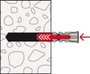 Fischer DUOPOWER 12x60 LD 2 komponensű tipli 60 mm 12 mm 538253 25 db 15. bélyegkép