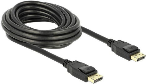Delock Kijelző csatlakozó Csatlakozókábel DisplayPort dugó, DisplayPort dugó 5.00 m Fekete 83808 ara 2. kép