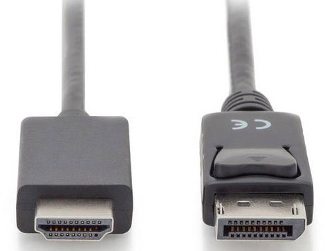 Digitus Kijelző csatlakozó / HDMI Átalakító kábel DisplayPort dugó, HDMI-A dugó 1.00 m Fekete AK-340 4. kép