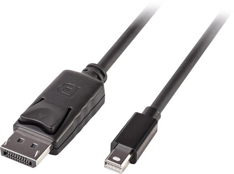 LINDY Mini DisplayPort / Kijelző csatlakozó Átalakító kábel Mini DisplayPort dugó, DisplayPort dugó