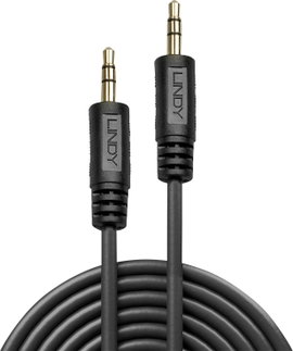 LINDY 35641 Jack Audio Csatlakozókábel [1x Jack dugó, 3,5 mm-es - 1x Jack dugó, 3,5 mm-es] 1.00 m Fe