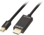 LINDY Mini DisplayPort / HDMI Átalakító kábel Mini DisplayPort dugó, HDMI-A dugó 2.00 m Fekete 36927 bélyegkép