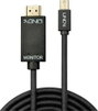 LINDY Mini DisplayPort / HDMI Átalakító kábel Mini DisplayPort dugó, HDMI-A dugó 2.00 m Fekete 36927 2. bélyegkép