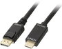 LINDY Kijelző csatlakozó / HDMI Átalakító kábel DisplayPort dugó, HDMI-A dugó 1.00 m Fekete 36921 Di bélyegkép