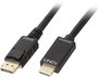 LINDY Kijelző csatlakozó / HDMI Átalakító kábel DisplayPort dugó, HDMI-A dugó 3.00 m Fekete 36923 Di bélyegkép