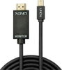 LINDY Mini DisplayPort / HDMI Átalakító kábel Mini DisplayPort dugó, HDMI-A dugó 3.00 m Fekete 36928 2. bélyegkép