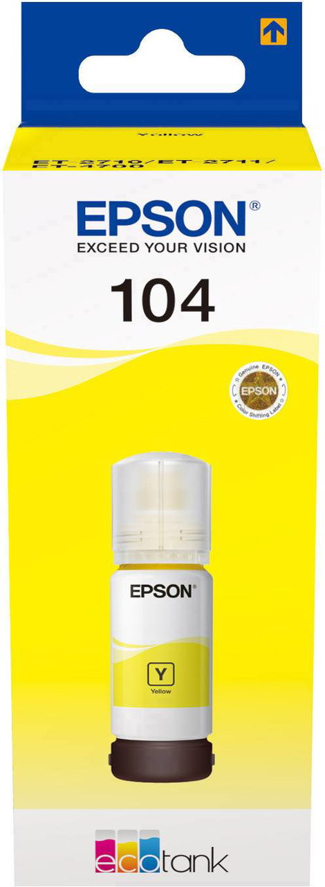 Epson C13T00P440 Utántöltő tinta Sárga