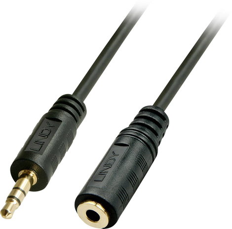 LINDY 35653 Jack Audio Hosszabbítókábel [1x Jack dugó, 3,5 mm-es - 1x Jack alj, 3,5 mm-es] 3.00 m Fe 2. kép