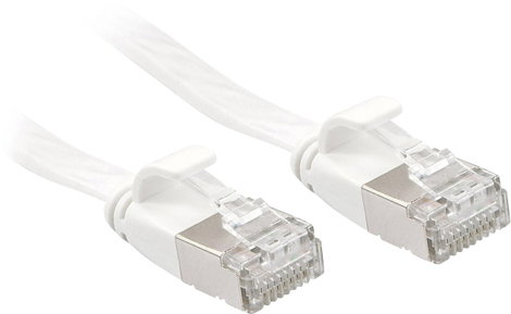 LINDY 47542 RJ45 Hálózati kábel, patchkábel CAT 6A U/FTP 2.00 m Fehér Védővel 1 db 2. kép