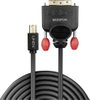 LINDY Mini DisplayPort / DVI Átalakító kábel Mini DisplayPort dugó, DVI-D 18+1 pólusú Csatlakozódugó bélyegkép