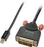 LINDY Mini DisplayPort / DVI Átalakító kábel Mini DisplayPort dugó, DVI-D 18+1 pólusú Csatlakozódugó 2. bélyegkép