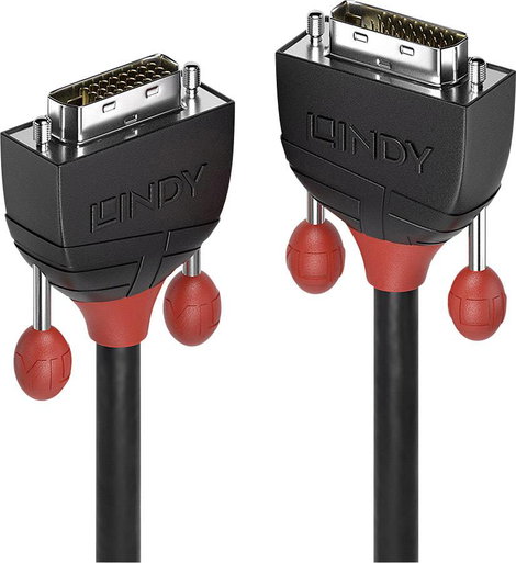 LINDY DVI Csatlakozókábel DVI-D 24+1 pólusú Csatlakozódugó, DVI-D 24+1 pólusú Csatlakozódugó 3.00 m 2. kép