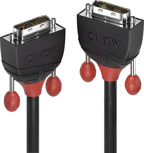 LINDY DVI Csatlakozókábel DVI-D 18+1 pólusú Csatlakozódugó, DVI-D 18+1 pólusú Csatlakozódugó 10.00 m 2. kép