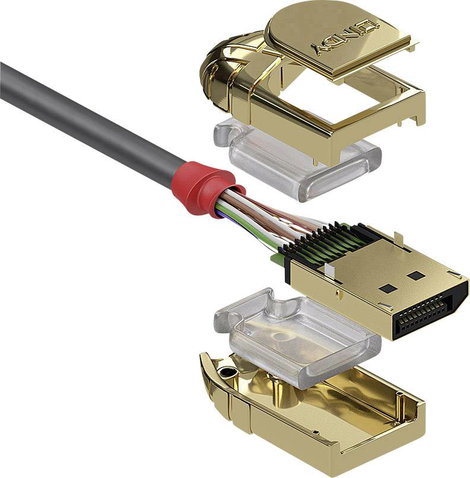 LINDY Kijelző csatlakozó Csatlakozókábel DisplayPort dugó, DisplayPort dugó 5.00 m Fekete 36294 Disp