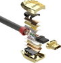 LINDY HDMI Csatlakozókábel HDMI-A dugó, HDMI-A dugó 5.00 m Szürke 37864 HDMI kábel bélyegkép