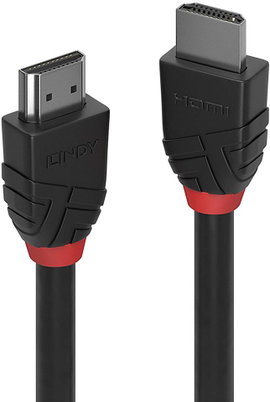 LINDY HDMI Csatlakozókábel HDMI-A dugó, HDMI-A dugó 2.00 m Fekete 36472 HDMI kábel