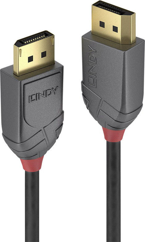 LINDY Kijelző csatlakozó Csatlakozókábel DisplayPort dugó, DisplayPort dugó 1.00 m Fekete 36481 Ultr 2. kép