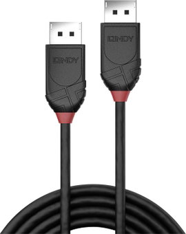 LINDY Kijelző csatlakozó Csatlakozókábel DisplayPort dugó, DisplayPort dugó 0.50 m Fekete 36490 Disp
