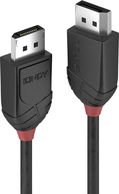 LINDY Kijelző csatlakozó Csatlakozókábel DisplayPort dugó, DisplayPort dugó 0.50 m Fekete 36490 Disp 2. kép