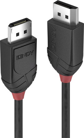 LINDY Kijelző csatlakozó Csatlakozókábel DisplayPort dugó, DisplayPort dugó 1.00 m Fekete 36491 Disp