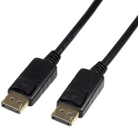 LogiLink Kijelző csatlakozó Csatlakozókábel DisplayPort dugó, DisplayPort dugó 5.00 m Fekete CV0074 