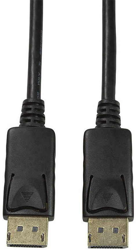 LogiLink Kijelző csatlakozó Csatlakozókábel DisplayPort dugó, DisplayPort dugó 5.00 m Fekete CV0074 2. kép