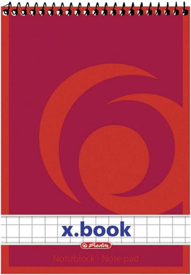 Kockás jegyzettömb 50 lap, DIN A7, Herlitz 00110734
