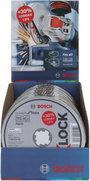 Bosch Accessories X-LOCK Standard for Inox WA 60 T BF 2608619267 Vágótárcsa, egyenes 125 mm 10 db bélyegkép