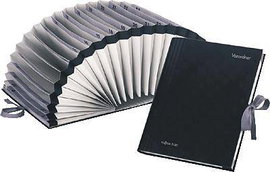 Papierverarbeitung Gnadau Előrendezők 24211-04 Vorordner Kemény karton Fekete DIN A4 Rekeszek száma: