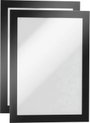 Durable 487101 DURAFRAME A5 - 4871 Információs keret, öntapadó DIN A5 Fekete (Sz x Ma) 174 mm x 236 bélyegkép