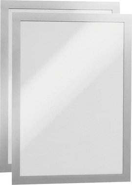 Durable 487223 DURAFRAME A4 - 4872 Információs keret, öntapadó DIN A4 Ezüst (Sz x Ma) 236 mm x 322 m