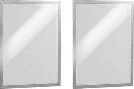 Durable 487323 DURAFRAME A3 - 4873 Információs keret, öntapadó DIN A3 Ezüst (Sz x Ma) 325 mm x 445 m